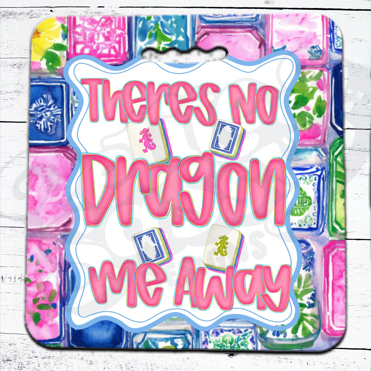 Funny Mahjong Seat Cushion | Comfort for Long Mahjong Marathons