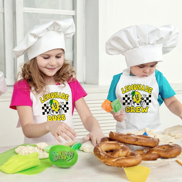 Lemonade Crew Apron - Petite & Sassy Designs