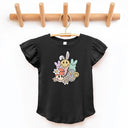 Easter Collage Flutter Sleeve Top - Petite & Sassy Designs