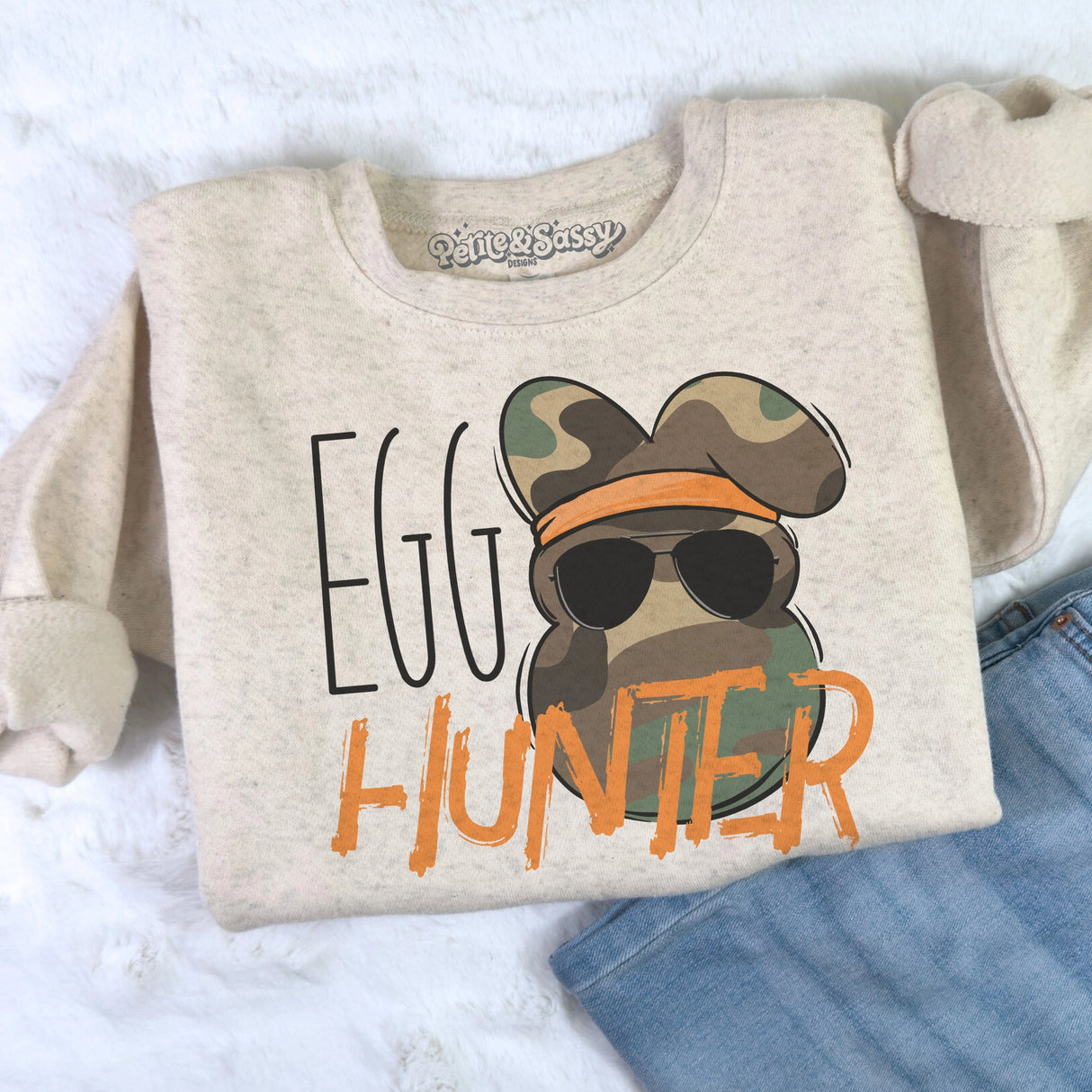 Easter Egg Hunter Camo Bunny