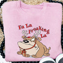 Fa La Freakin' La Christmas Sweatshirt - Petite & Sassy Designs