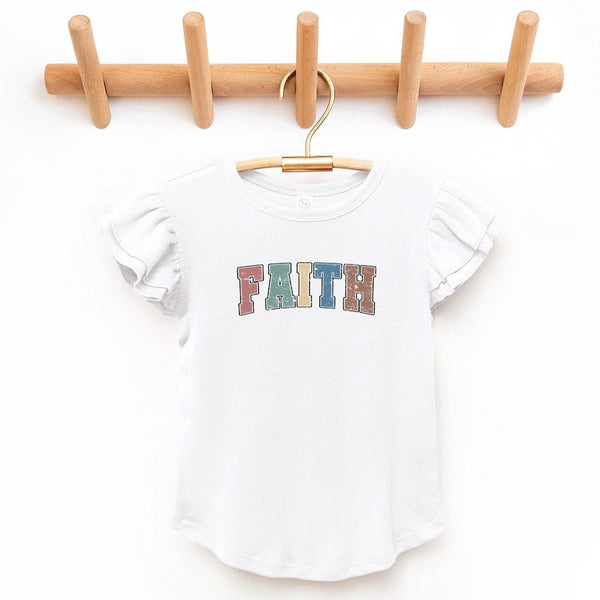 Faith Flutter Sleeve Top - Petite & Sassy Designs