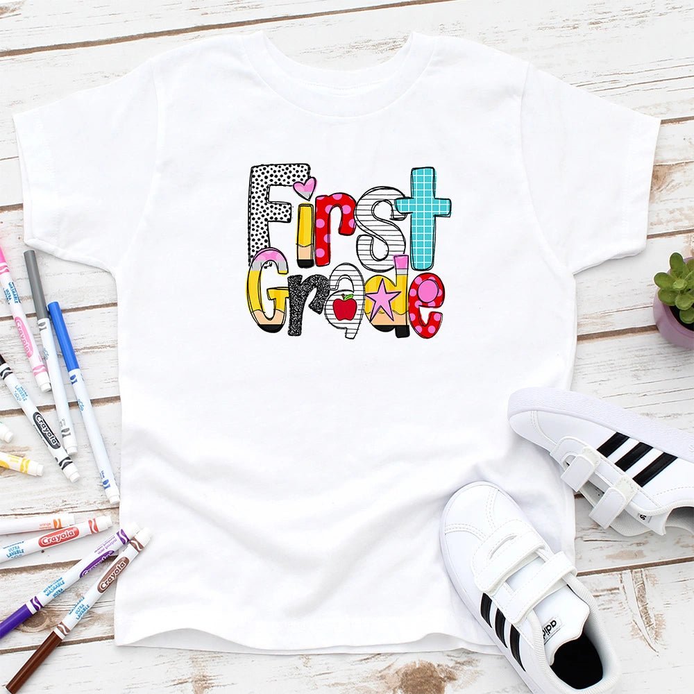 First Grade Back to School Shirt - Petite & Sassy Designs