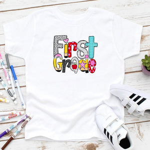 First Grade Back to School Shirt - Petite & Sassy Designs