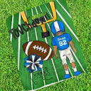 Personalized Football Stadium Cushion - Petite & Sassy Designs