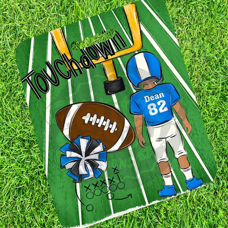 Personalized Football Stadium Cushion - Petite & Sassy Designs