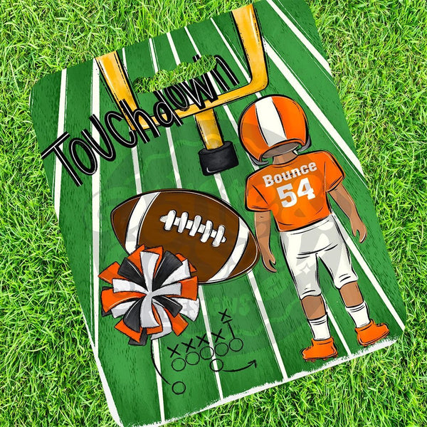 Personalized Football Stadium Cushion - Petite & Sassy Designs