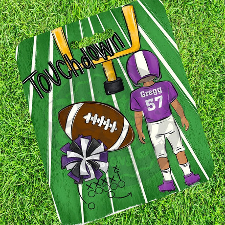 Personalized Football Stadium Cushion - Petite & Sassy Designs