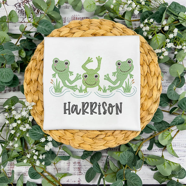 Frog Trio - Petite & Sassy Designs