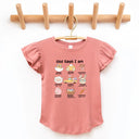 God Says I Am Flutter Sleeve Top - Petite & Sassy Designs