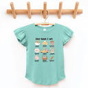 God Says I Am Flutter Sleeve Top - Petite & Sassy Designs