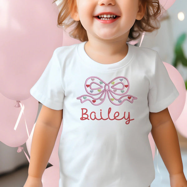 Heart Bow - Petite & Sassy Designs