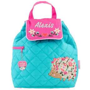 Hedgehog Quilted Backpack - Petite & Sassy Designs