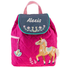 Horse Quilted Backpack - Petite & Sassy Designs