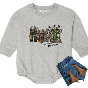 Personalized HUNT Sweatshirt Bubble - Petite & Sassy Designs