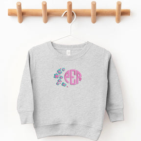 Leopard Monogram Sweatshirt - Petite & Sassy Designs