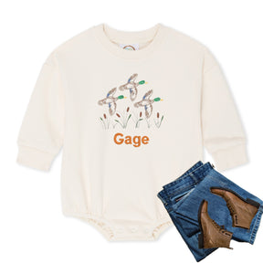 Duck Trio Cream Sweatshirt Bubble - Petite & Sassy Designs