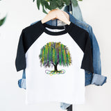 Mardi Gras Bead Tree Raglan