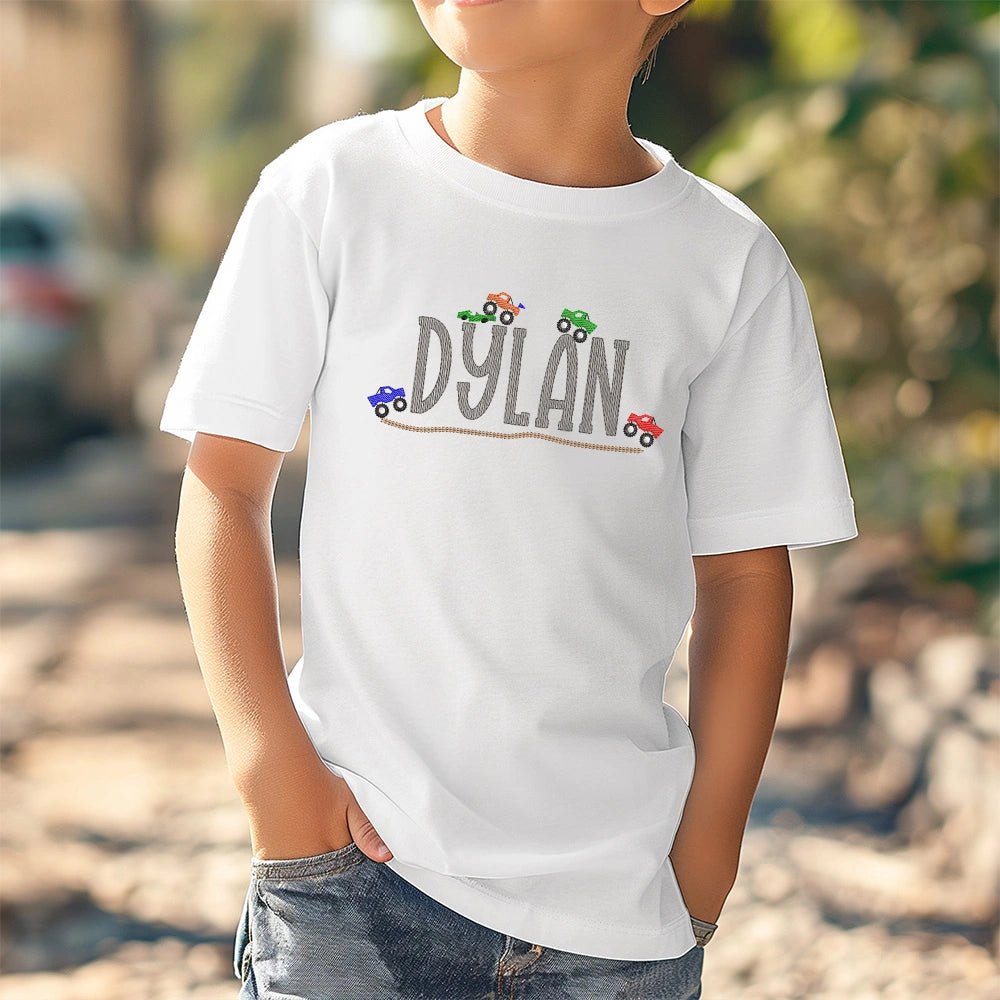 Monster Truck T-shirt - Petite & Sassy Designs