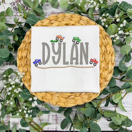 Monster Truck T-shirt - Petite & Sassy Designs