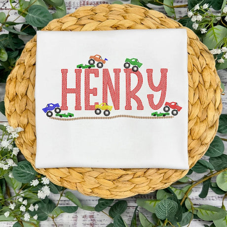 Monster Truck T-shirt - Petite & Sassy Designs