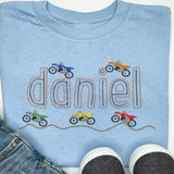 Motocross Name Tee - Petite & Sassy Designs