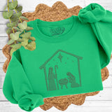 Christmas Nativity Scene Sweatshirt