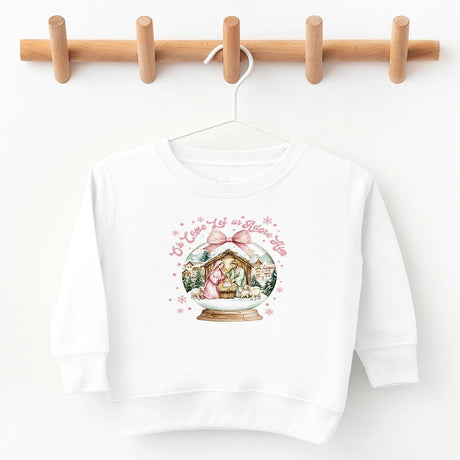 Oh Come Let Us Adore Him Sweatshirt - Petite & Sassy Designs
