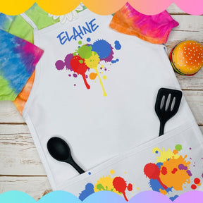 Paint Splatter Apron - Petite & Sassy Designs