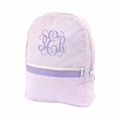 Princess Seersucker Medium Backpack - Petite & Sassy Designs