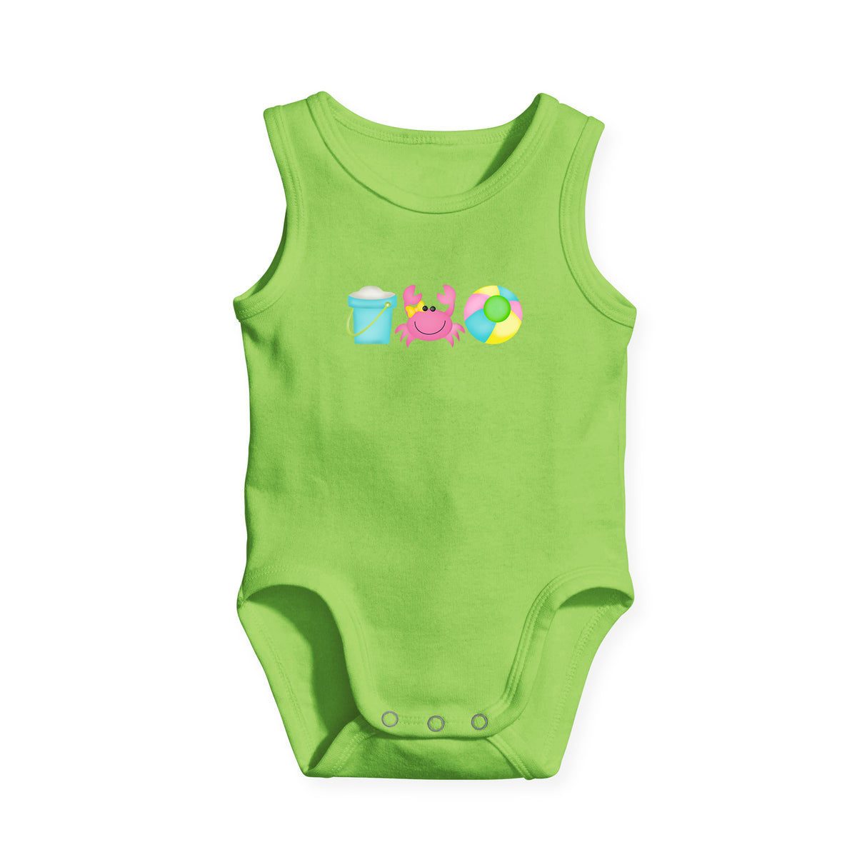 Personalized Beach Trio Tank Bodysuit