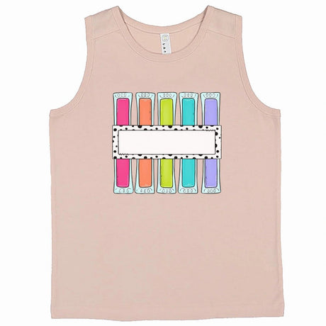 Personalized Girls Popsicle Tank Top - Petite & Sassy Designs
