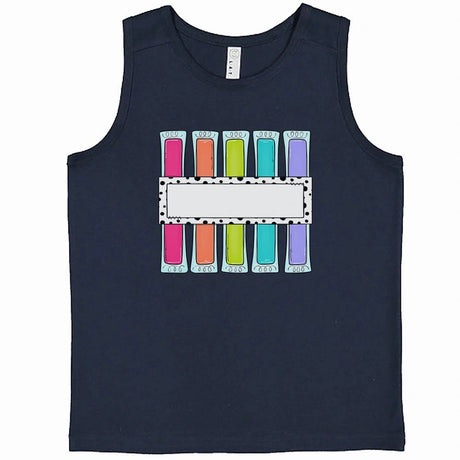 Personalized Girls Popsicle Tank Top - Petite & Sassy Designs
