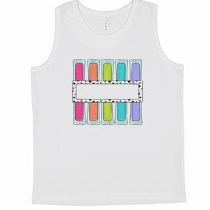 Personalized Girls Popsicle Tank Top - Petite & Sassy Designs