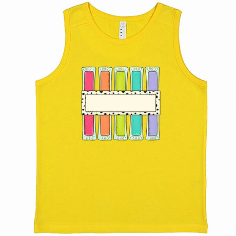 Personalized Girls Popsicle Tank Top - Petite & Sassy Designs
