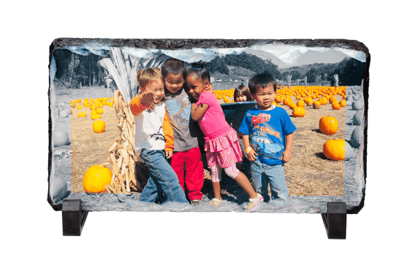 Custom 4 13 - 16" x 8 9/16" Photo Slate - Petite & Sassy Designs