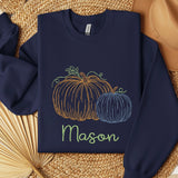 Pumpkin sketch duo Sweatshirt