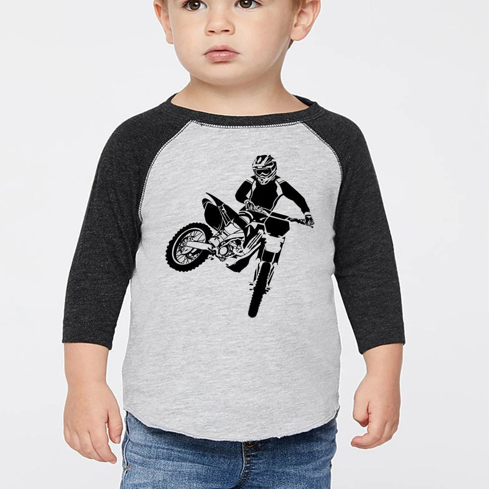 Toddler Motocross Raglan - Petite & Sassy Designs