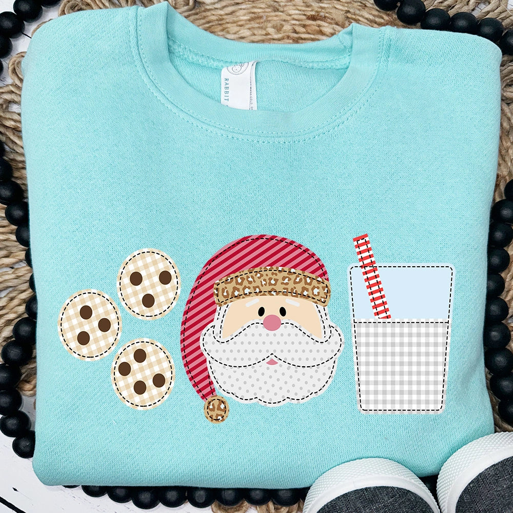 Santa Milk and Cookies Sweatshirt