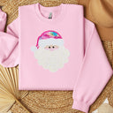 Christmas Applique Santa Pink - Petite & Sassy Designs