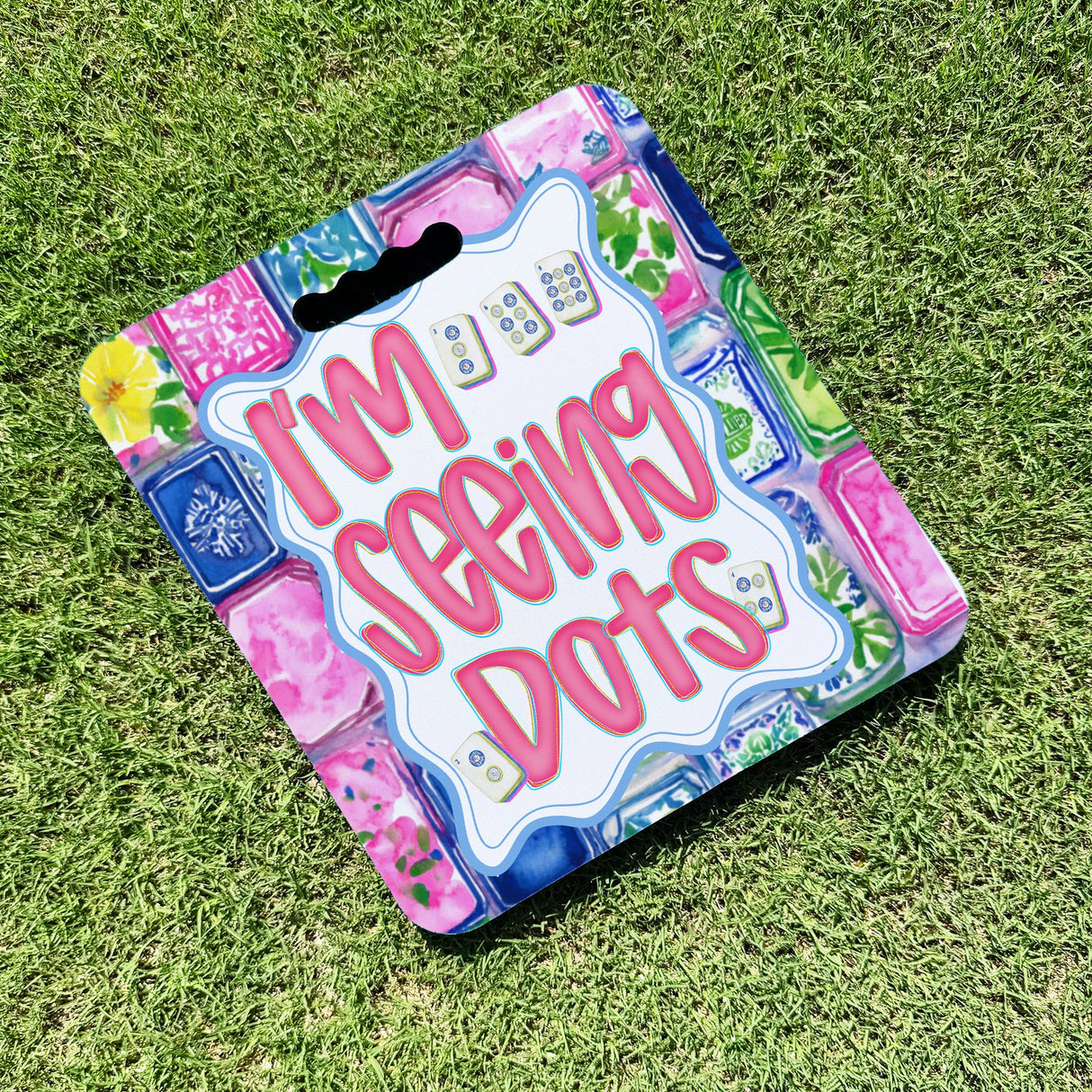 Funny Mahjong Seat Cushion | Comfort for Long Mahjong Marathons