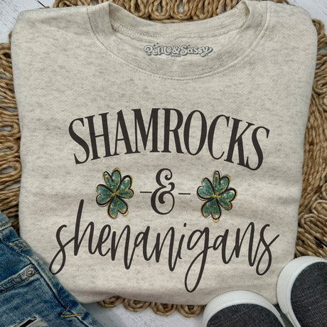 Shamrock and Shenanigans Sweatshirt - Petite & Sassy Designs
