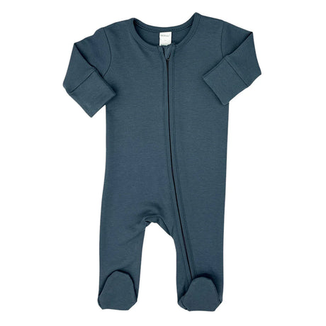 Infant Organic Cotton Zippered Romper with Footies - Petite & Sassy Designs