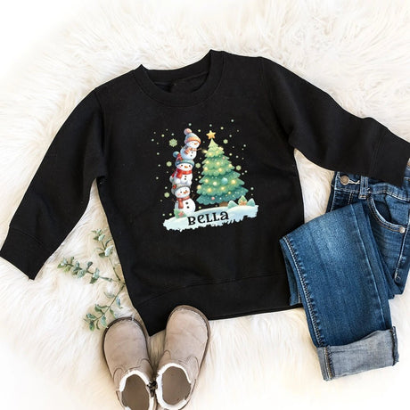 Christmas Snowman Sweatshirt - Petite & Sassy Designs
