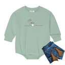 Snowman and Dog Sweatshirt Bubble - Petite & Sassy Designs