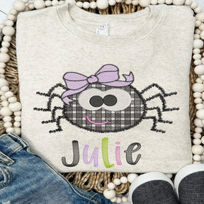 Sweet Spider Embroidered Sweatshirt - Petite & Sassy Designs