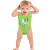 Personalized Surfboard Sleeveless Bodysuit