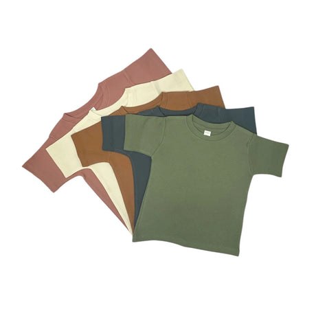 Toddler Organic Interlock Short Sleeve Tee - Petite & Sassy Designs