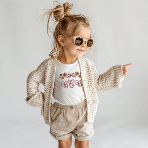 Monogram Turkey Frame Sweatshirt - Petite & Sassy Designs