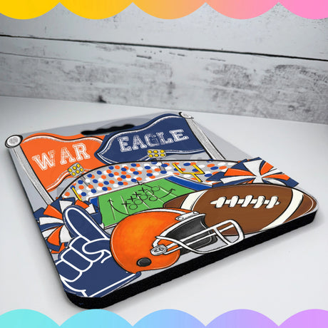 Auburn War Eagle Football Stadium Seat Cushion - Petite & Sassy Designs